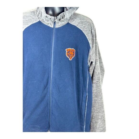 Chicago Bears G-III NFL Double Track Fleece Hoodie Size Large - Picture 4 of 15